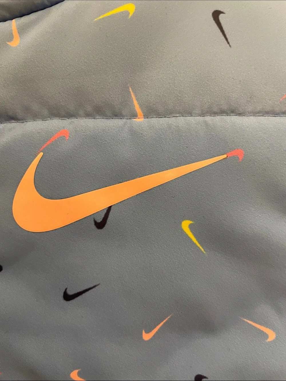 NWT Nike Kids' Puffer Vest with Multicolor Swoosh